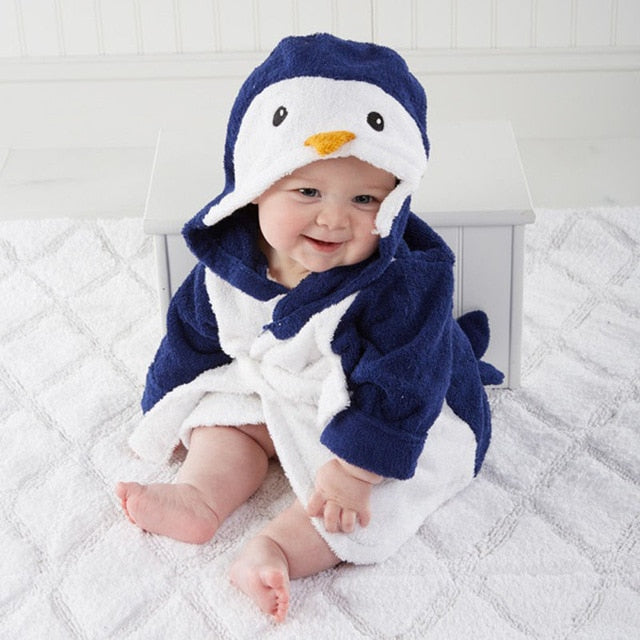 New Luvable Friends Animal Charater Square Hooded Bath Towel Set Baby Product Cartoon Baby Robe Infant Bath Towels