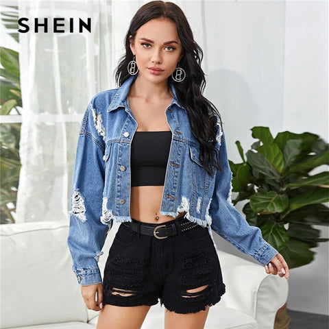SHEIN Multicolor Backless Knotted Ditsy Floral Print Crop Top 2020 Summer Puff Sleeve